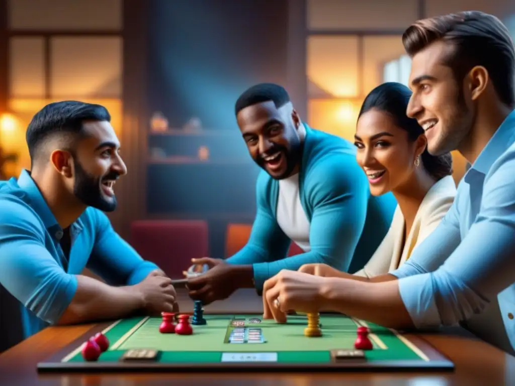 Juego de mesa universitario: emoción y camaradería Intensidad y camaradería en una partida de juegos de mesa para universitarios