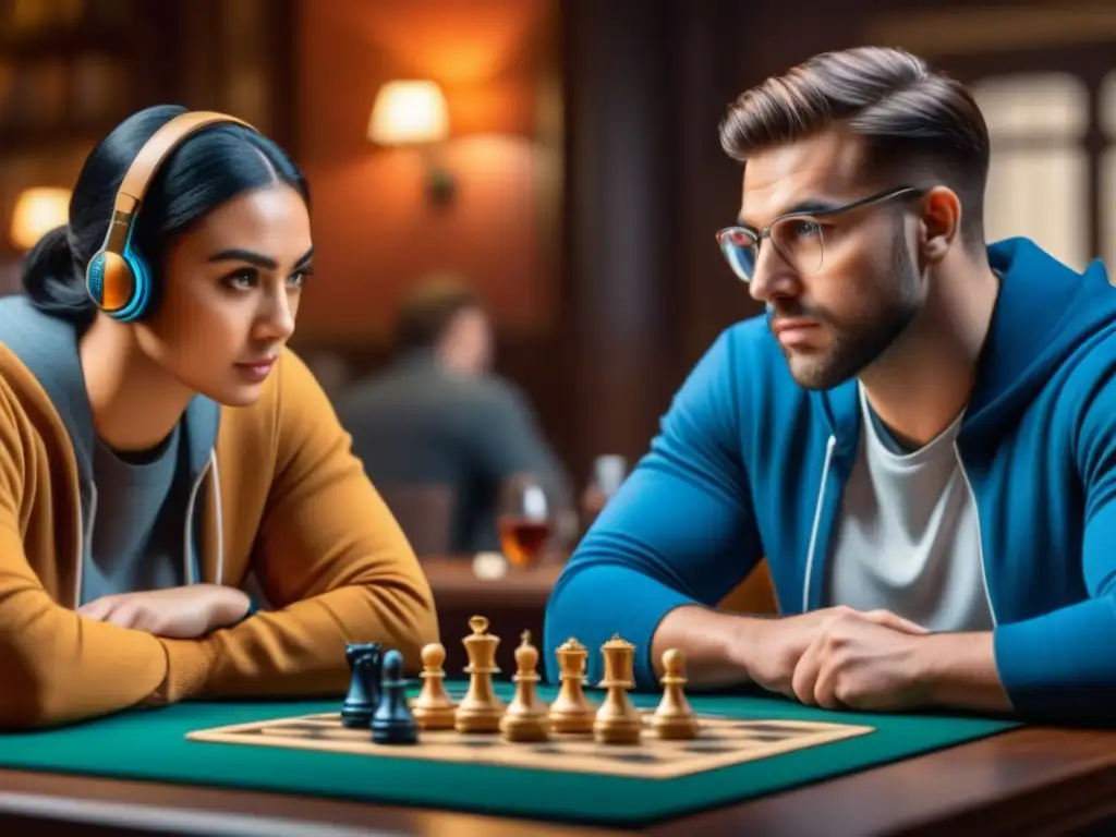 Intensidad y concentración en competencias juegos de mesa online