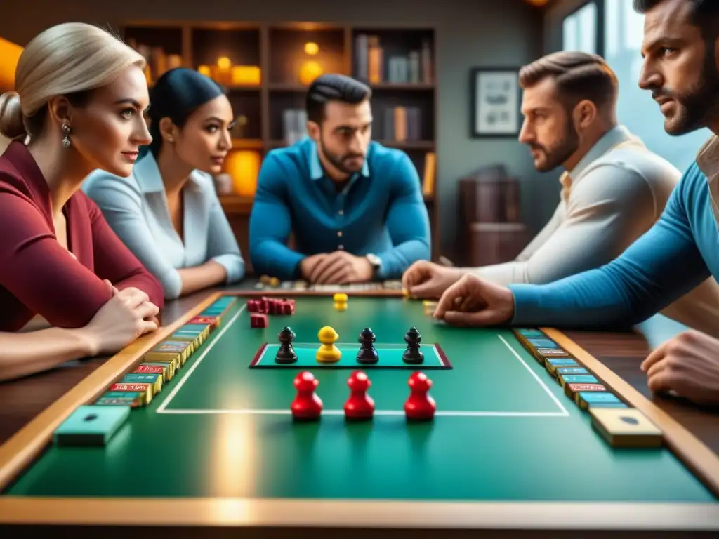 Intenso juego de mesa estratégico con diversidad y camaradería