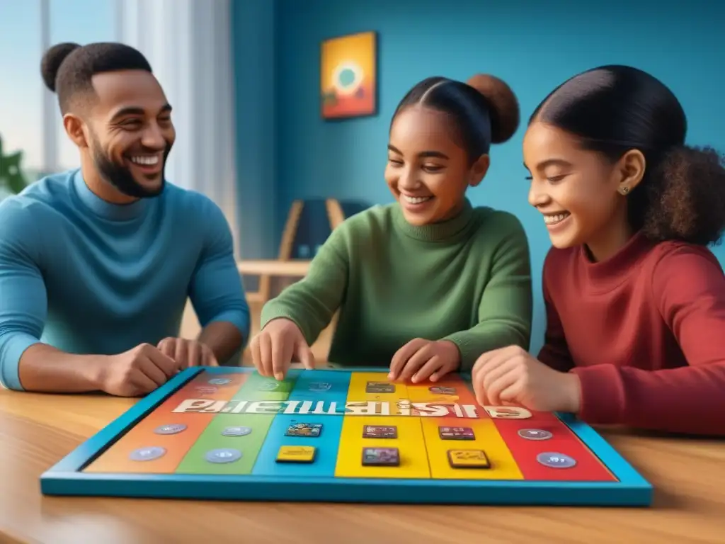 Un juego de mesa inclusivo para niños de diversas habilidades y fondos, fomentando la diversidad y la diversión