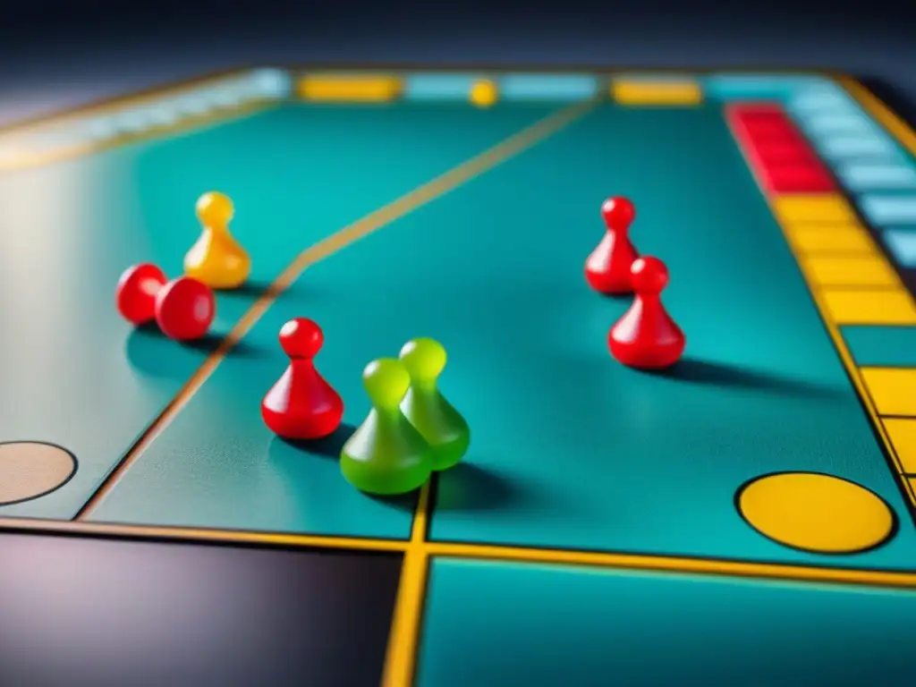 Partida de juego de mesa estratégico: diversión y concentración Jugadores equilibrando complejidad y diversión en juego de mesa