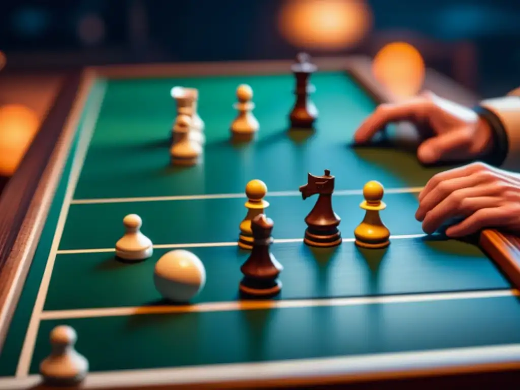 Partida de Go intensa: Jugadores concentrados en estrategia Dos jugadores intensos en una partida estratégica de Go