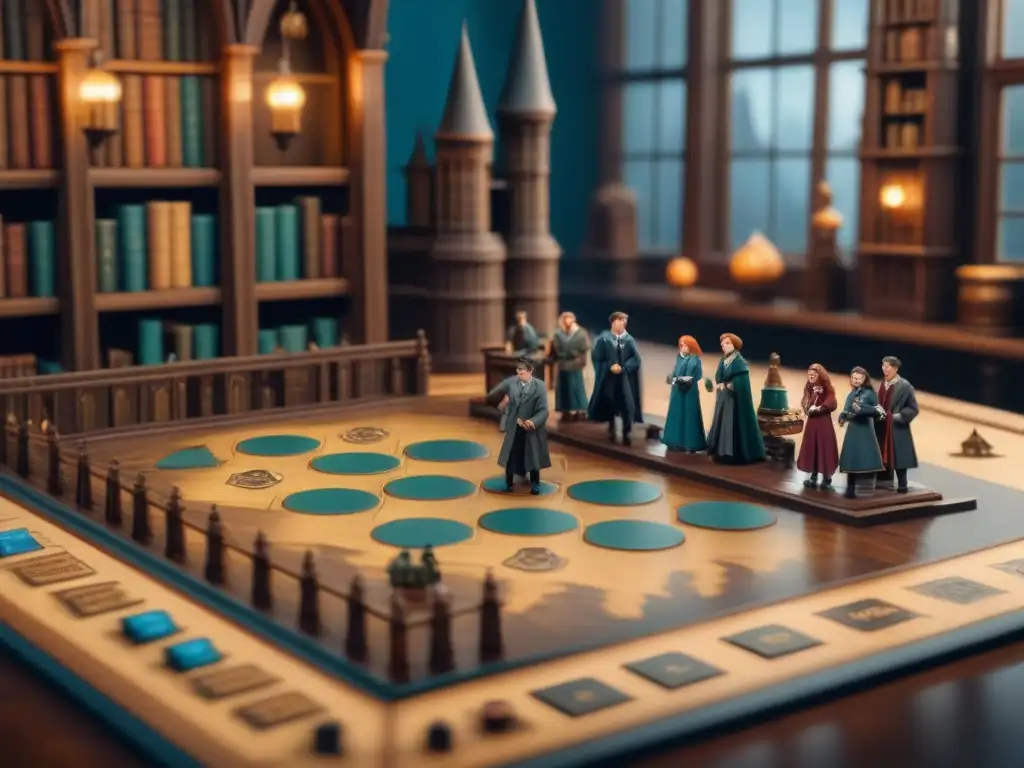 Mágico juego de mesa Harry Potter con figuras en Hogwarts, Diagon Alley y Forbidden Forest