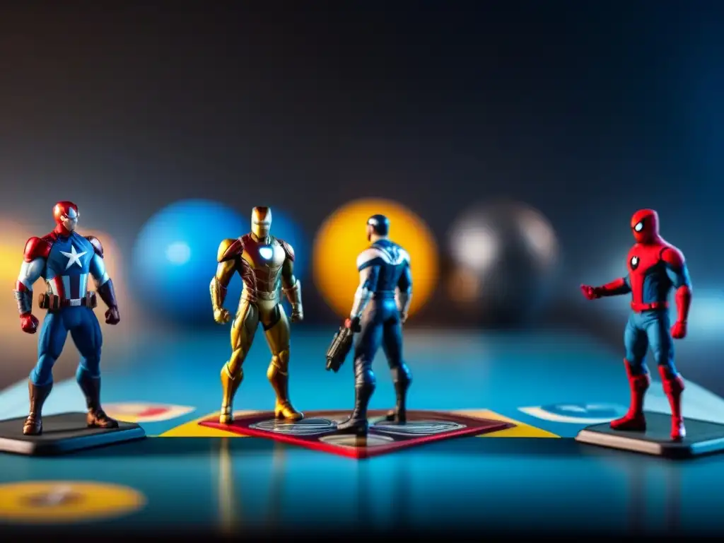 Evocando la evolución de juegos de mesa Marvel: de clásicos a complejos, con miniaturas detalladas y tableros intrincados