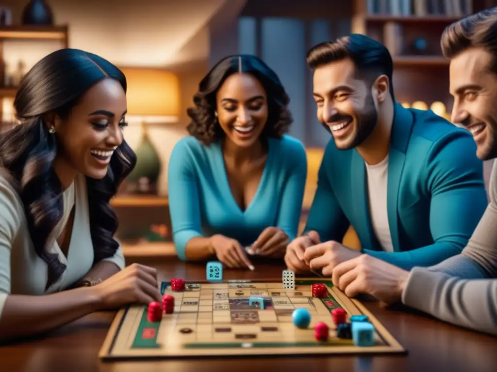 Una noche de amigos transformando estrés en diversión con juegos de mesa