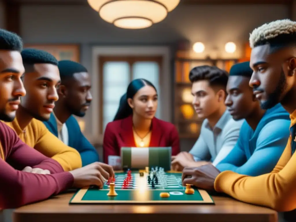 Terapia juvenil con juegos de mesa: Adolescentes concentrados y felices en sesión terapéutica