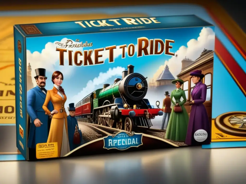 Comparación visual de la Edición Limitada Ticket to Ride con otras ediciones estándar y especiales